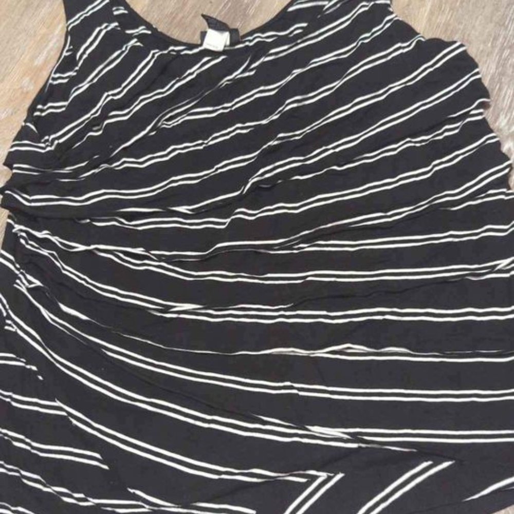 TORRID‎  size 1 STRIPED LAYERED TANK TOP plus size womens